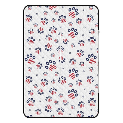 PATRIOTIC - PAWS-N-STARS Zipper Foldable Picnic Mat