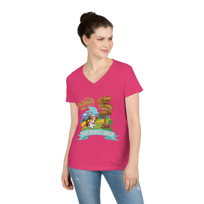 PA CPE Ladies' V-Neck T-Shirt