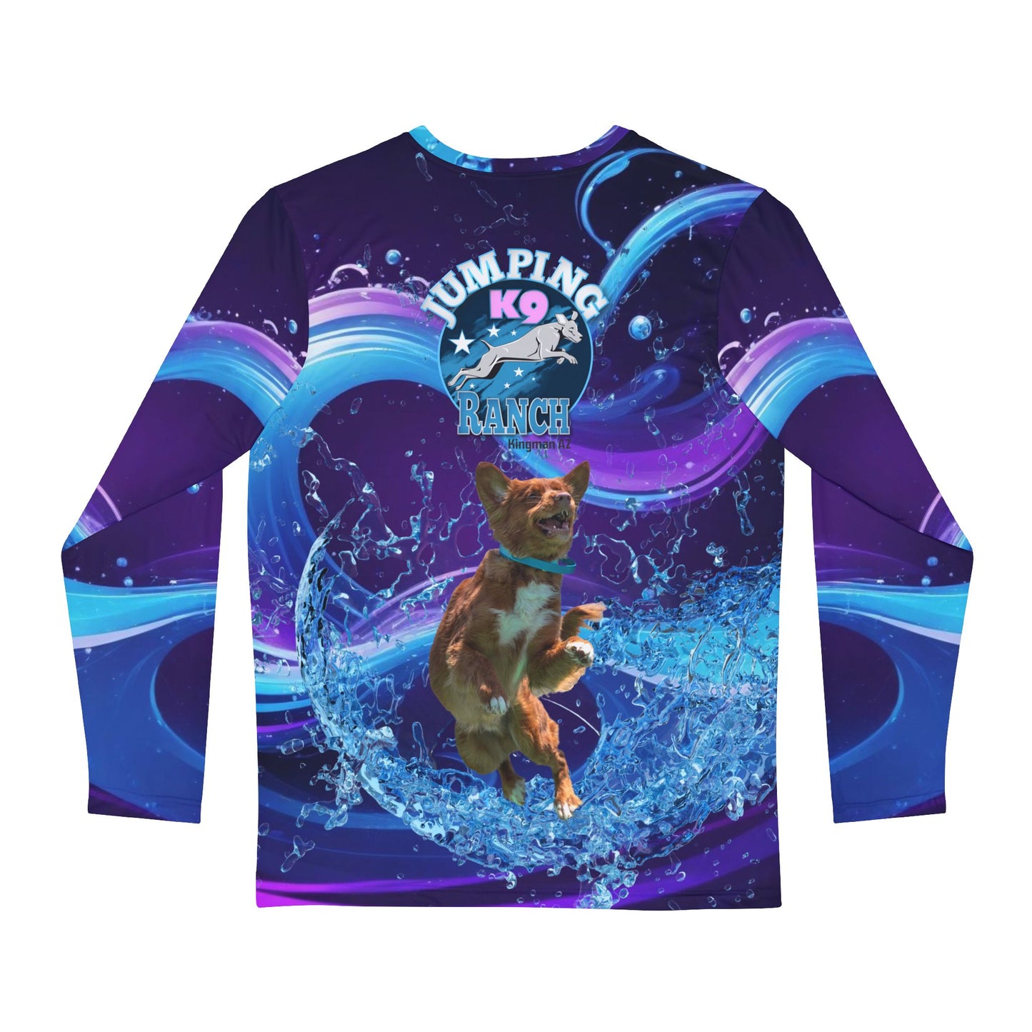 JUMPING K9 RANCH - PINK Long Sleeve Shirt