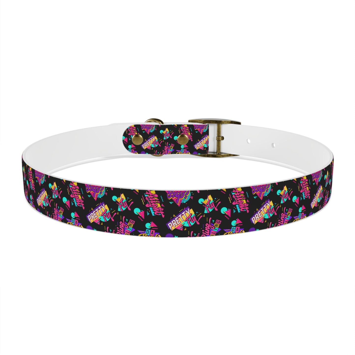 PRETTY FLY 90s  Dog Collar