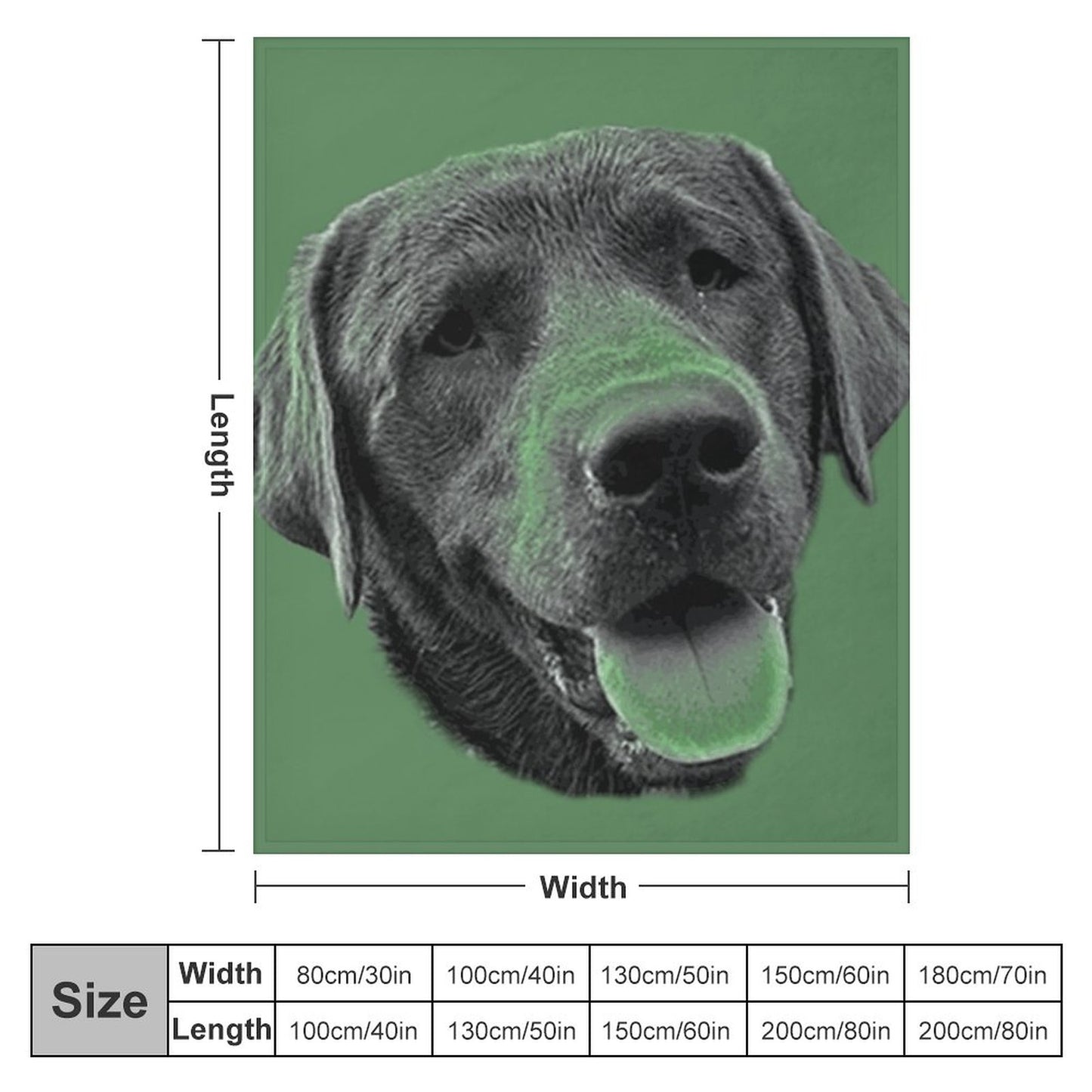 280gsm Flannel Blanket-40"x50" (Dual-sided Printing)
