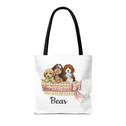 Bear  Benjis Cockapoos Tote Bag