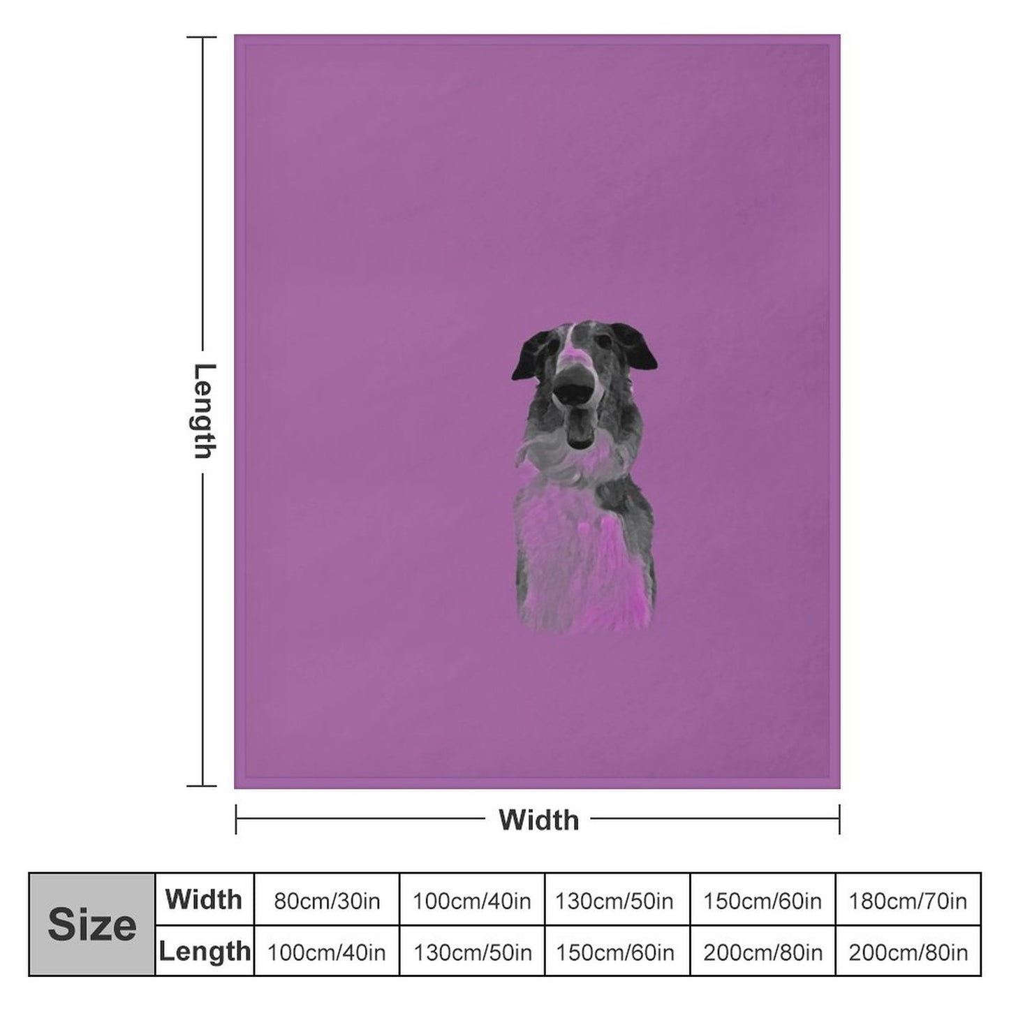 280gsm Flannel Blanket-40"x50" (Dual-sided Printing)