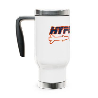 HYPERFLIGHT FLYBALL  Stainless Steel Travel Mug with Handle, 14oz