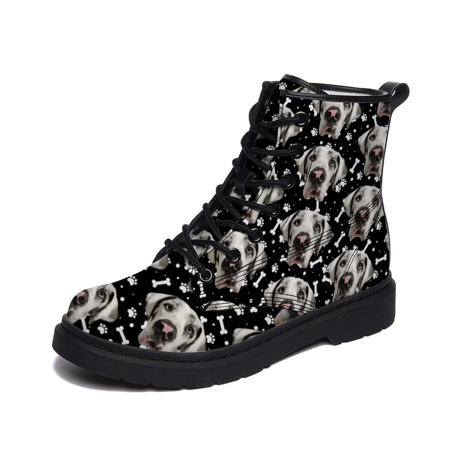 Unisex Boots FACE w PAWS-n-BONES