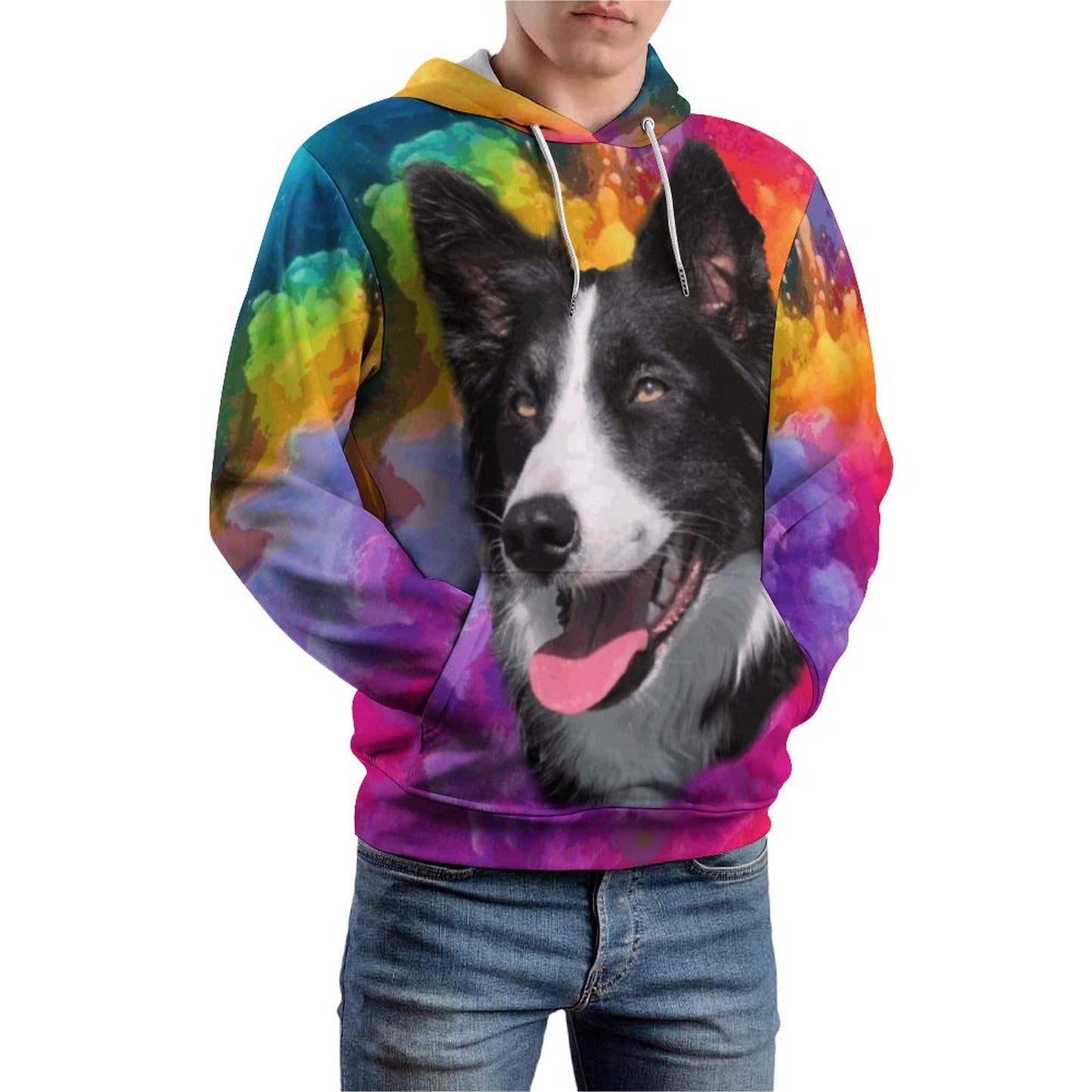 230gsm Printed Hoodie for Men (All-Over Printing)