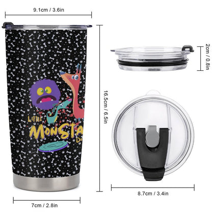 LITTLE MONSTERS Car Travel Coffee Mug with Lid (All-Over Printing)