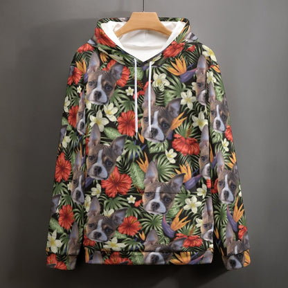 HAWAIIAN STYLE FACE -  Printed Hoodie for Men