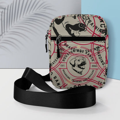 HOUSTON DOG RANCH Small Messenger Bag Q026 (All-Over Printing)
