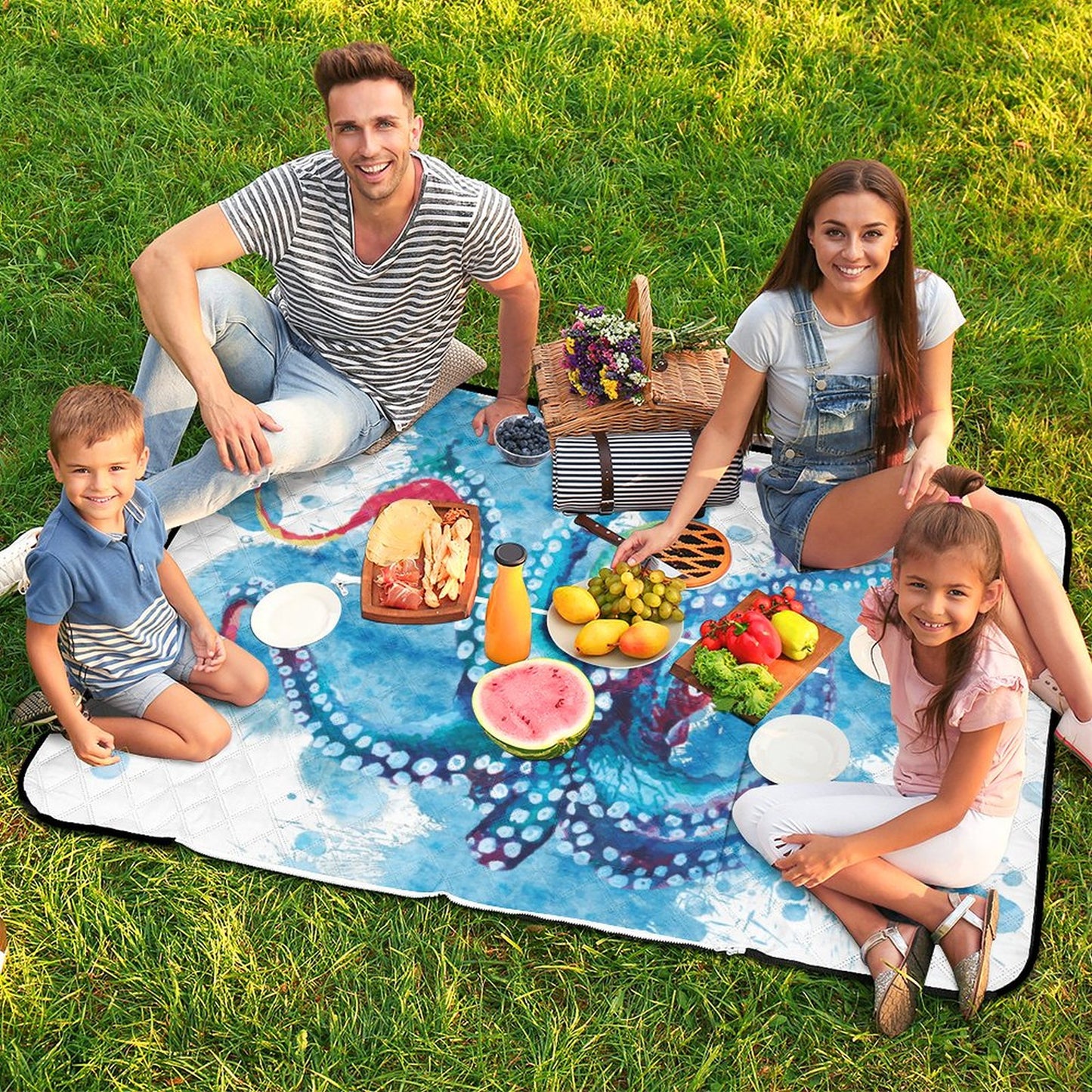 Zipper Foldable Picnic Mat-59"x39"/150x100cm