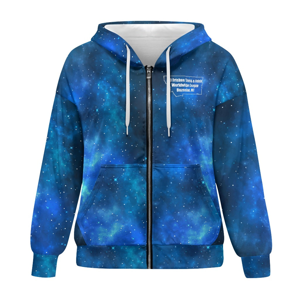 MONTANA DISC Loose Fit Zipper Sweatshirt