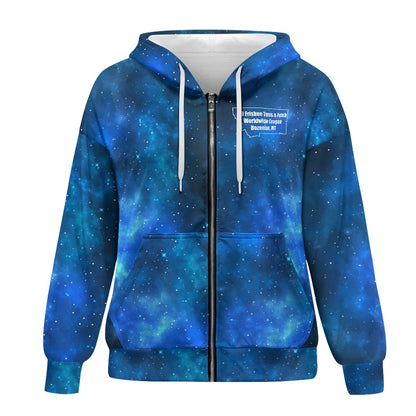 MONTANA DISC Loose Fit Zipper Sweatshirt