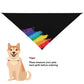 RAINBOW PAWS Dog bandana