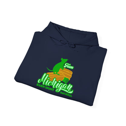 MICHIGAN BARN HUNT Unisex Heavy Blend™ Hooded Sweatshirt