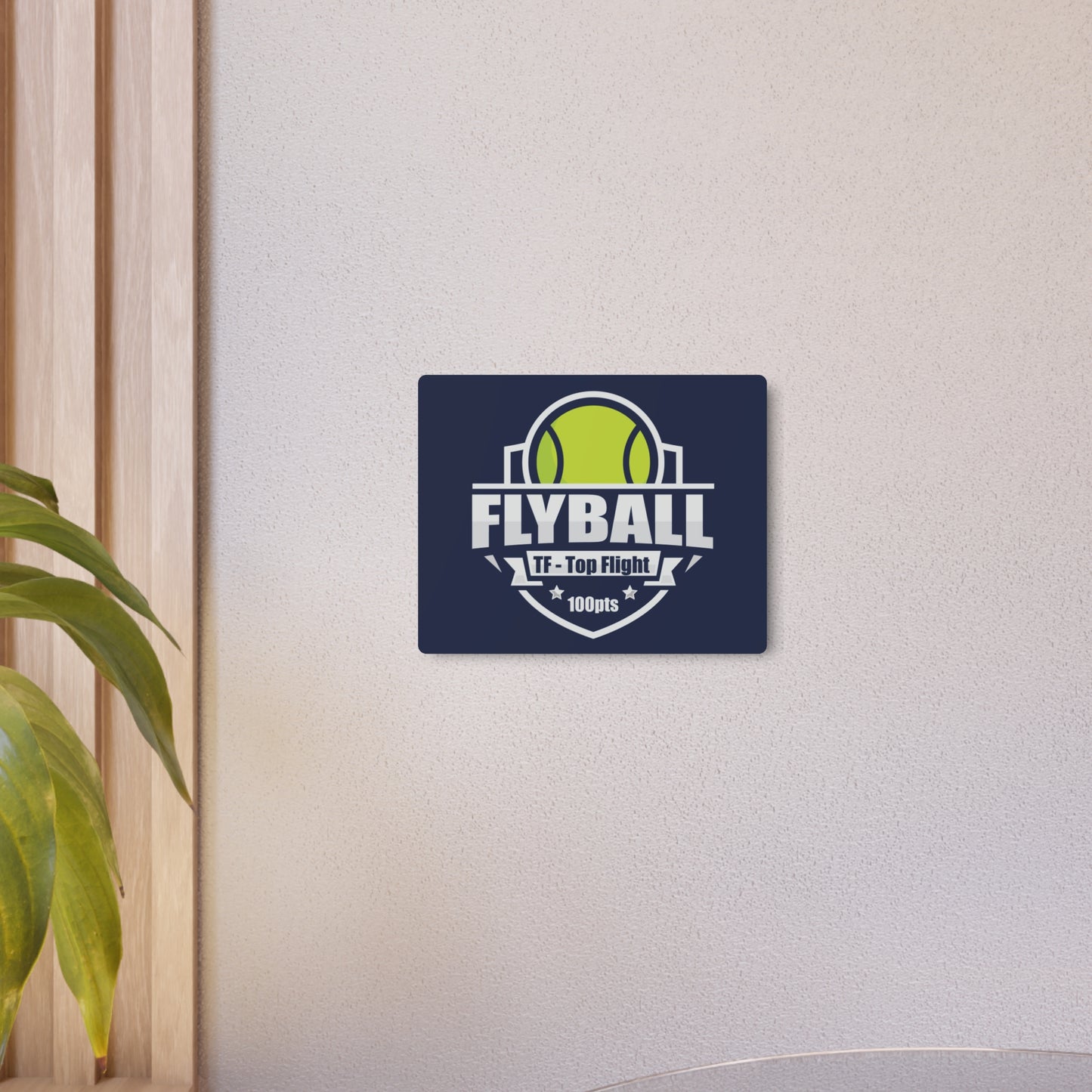 FLYBALL TITLE Metal Art Sign