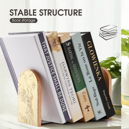 Wood Bookends (Set of 2)