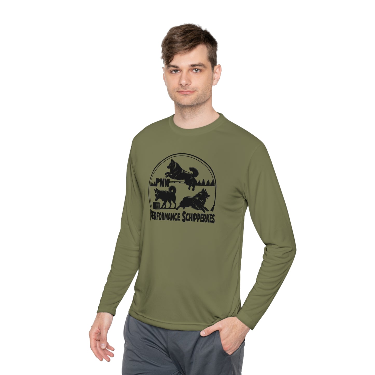 * PNW schipperkes Unisex Lightweight Long Sleeve Tee