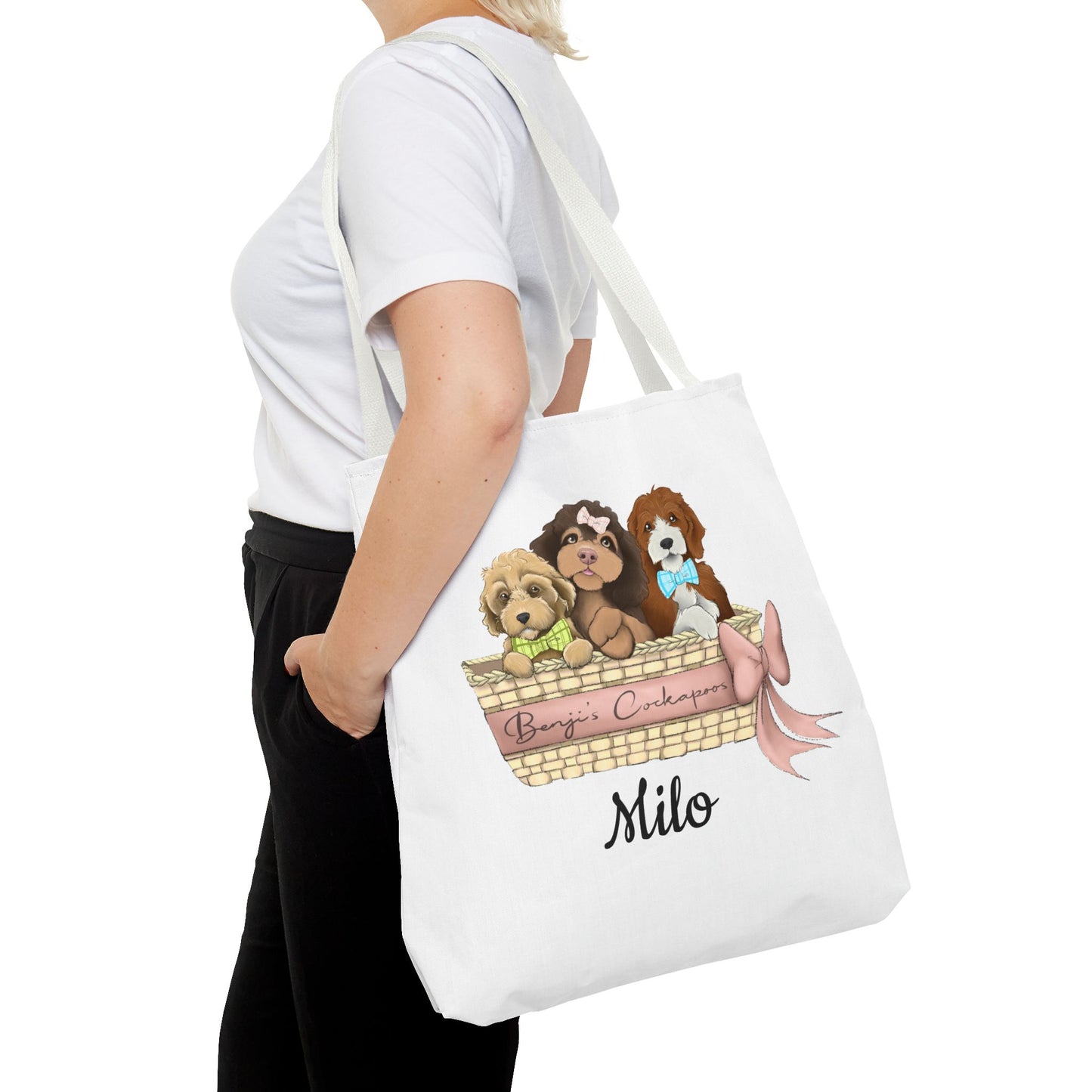 Milo Benjis Cockapoos Tote Bag