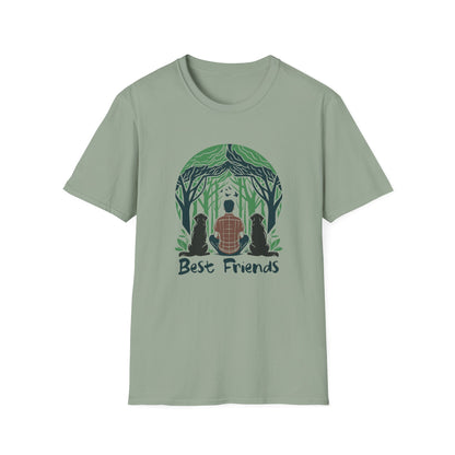 8 No Dogs Left Behind - Unisex Softstyle T-Shirt