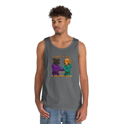 ROCKO SAM Unisex Heavy Cotton Tank Top