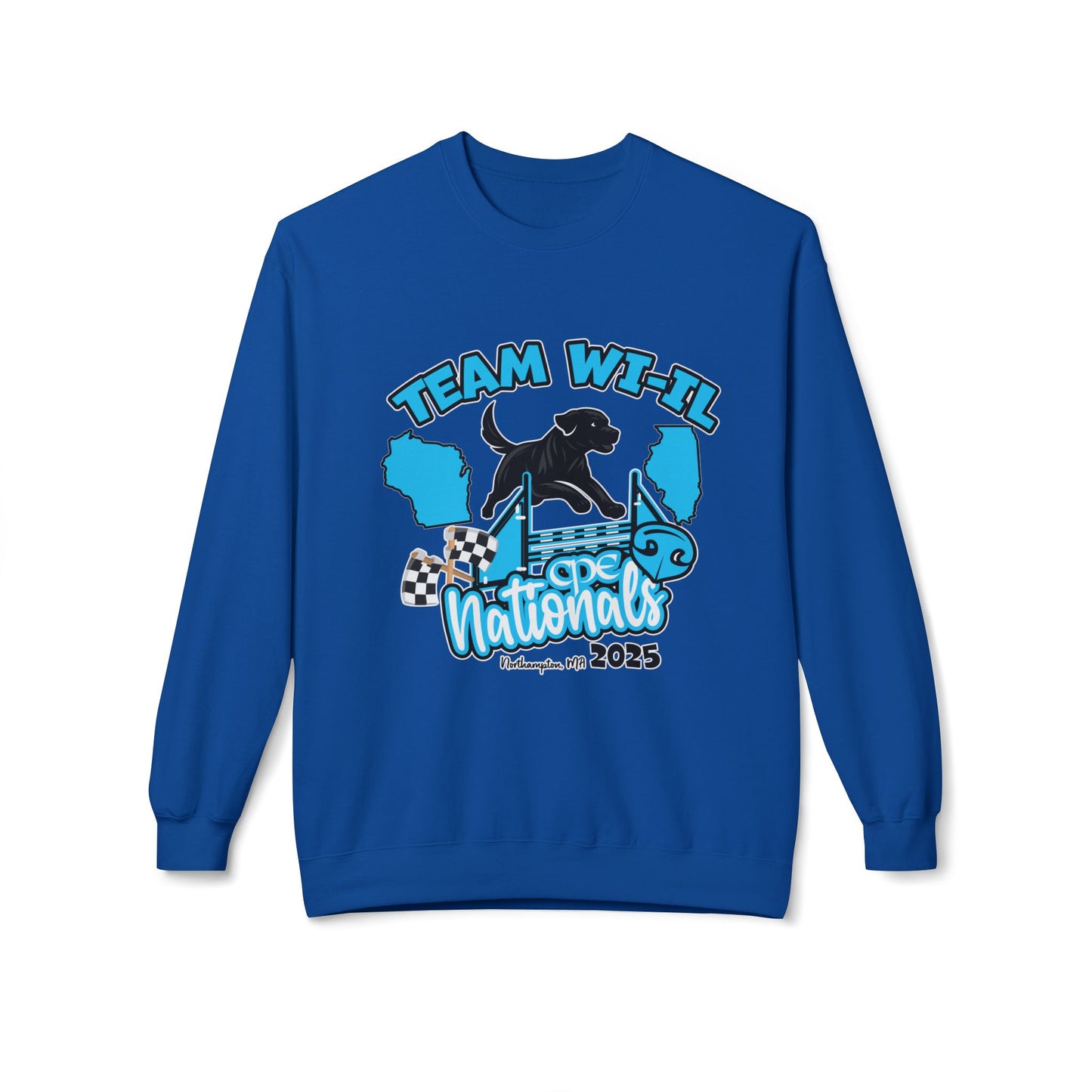 team wi_il  CPE Unisex Midweight Softstyle Fleece Crewneck Sweatshirt
