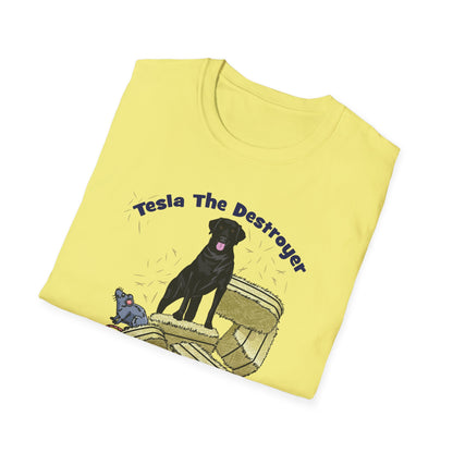 TESLA Barn Hunt Unisex Softstyle T-Shirt