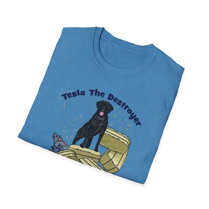 TESLA Barn Hunt Unisex Softstyle T-Shirt