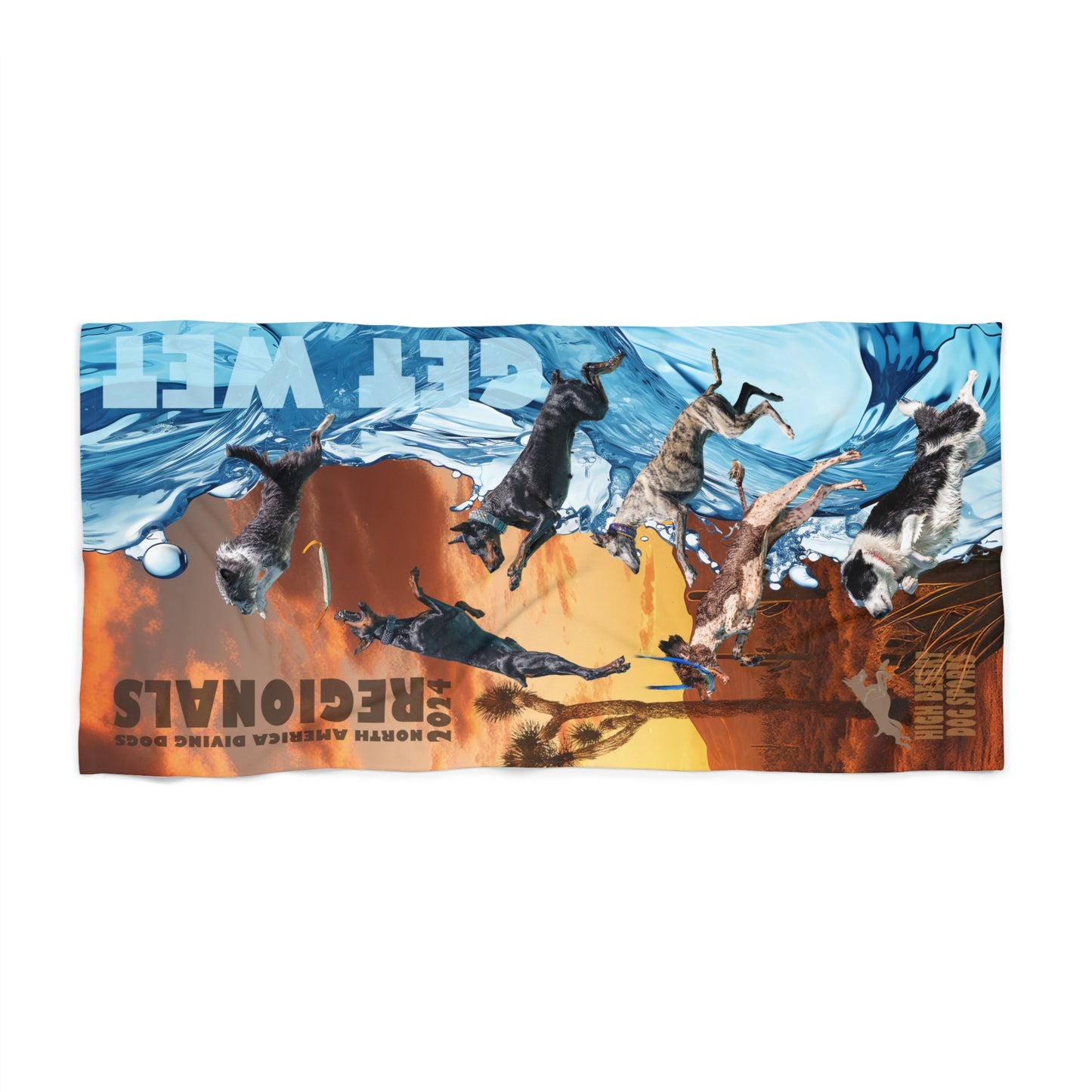 APRIL   DESERT Beach Towel