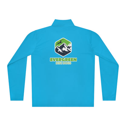 EVERGREEN DISC DOGS Unisex Quarter-Zip Pullover