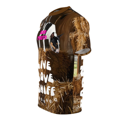 BARN HUNT CUSTOM  PHOTO JERSEY - LIVE LOVE SNIFF