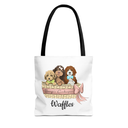 Waffles  Benjis Cockapoos Tote Bag