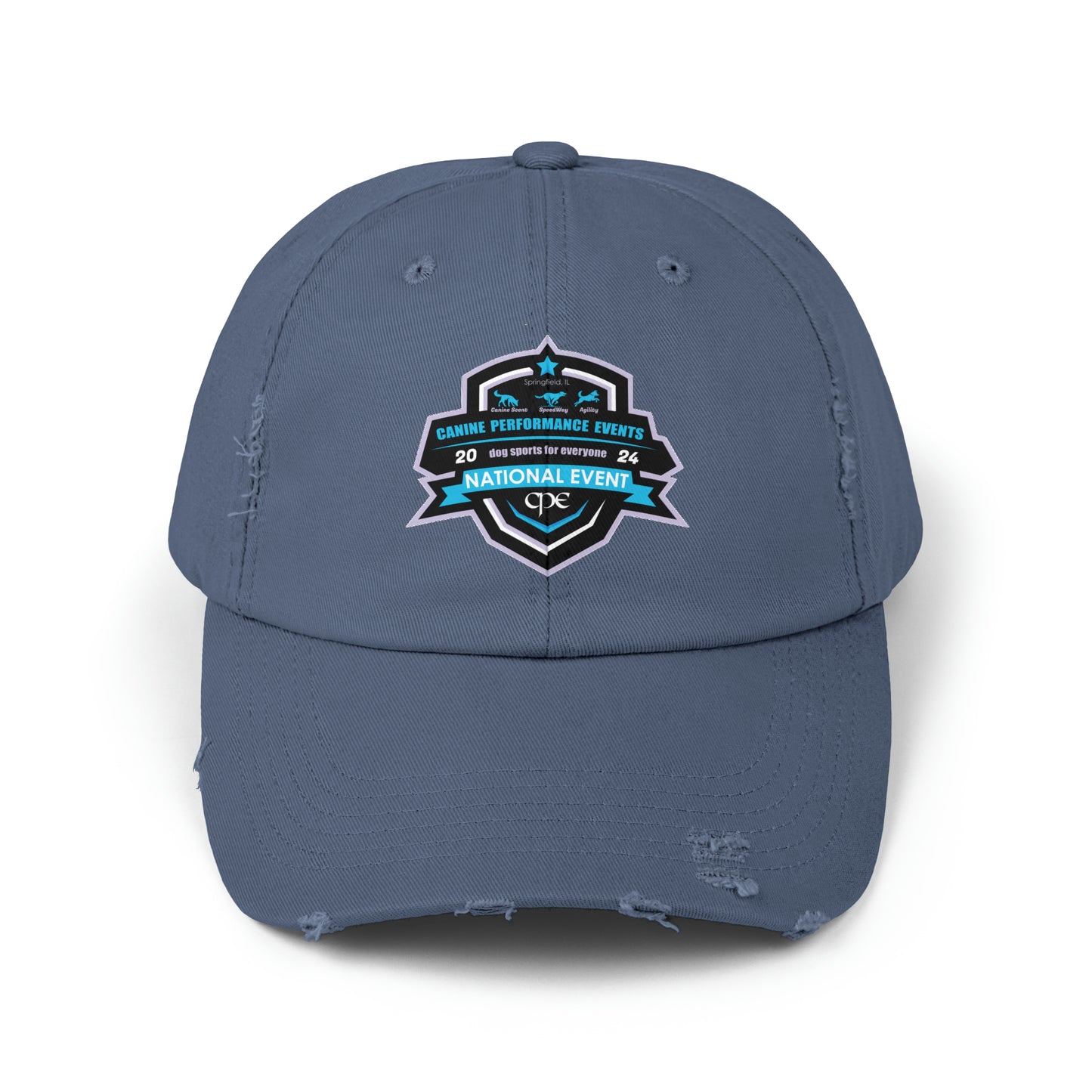 CPE NATIONALS Unisex Distressed Cap