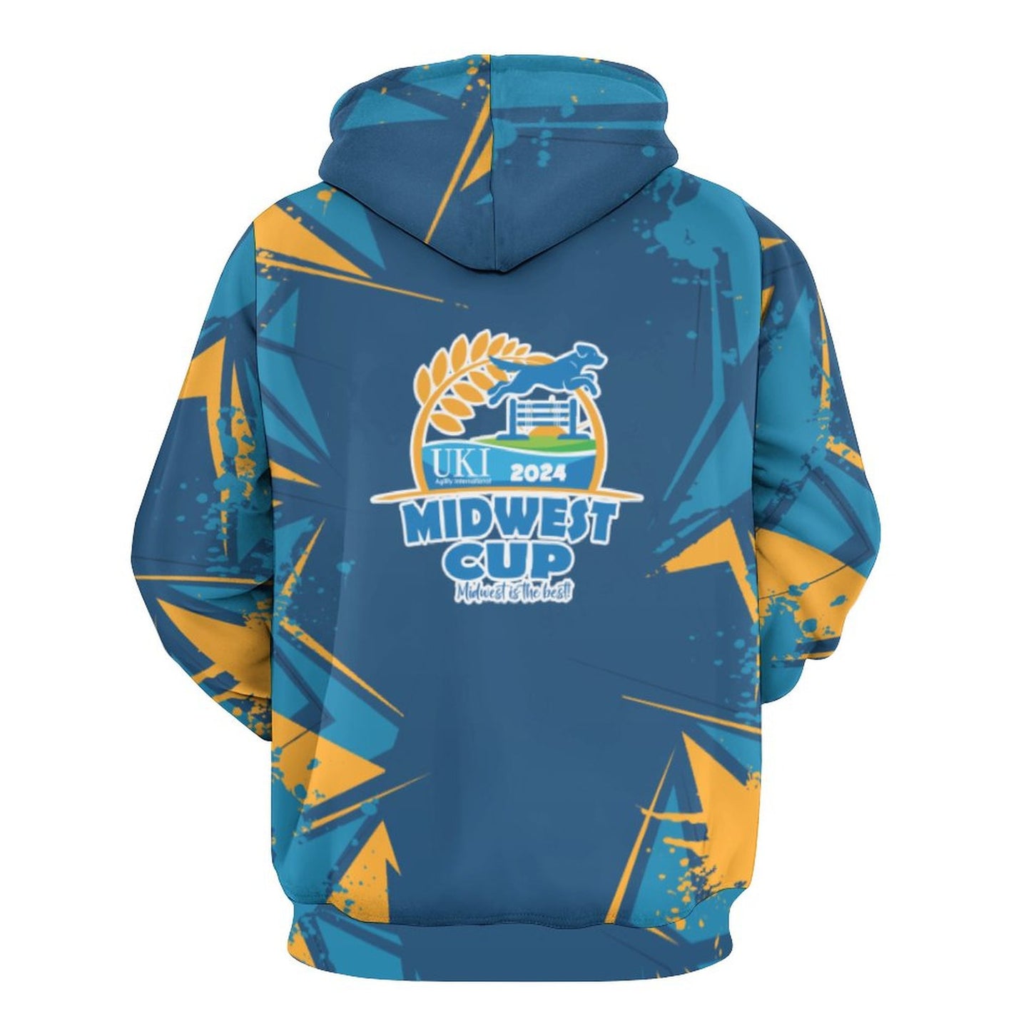 230gsm Men's Cool Hoodie with Double-layer Cap (All-Over Printing)