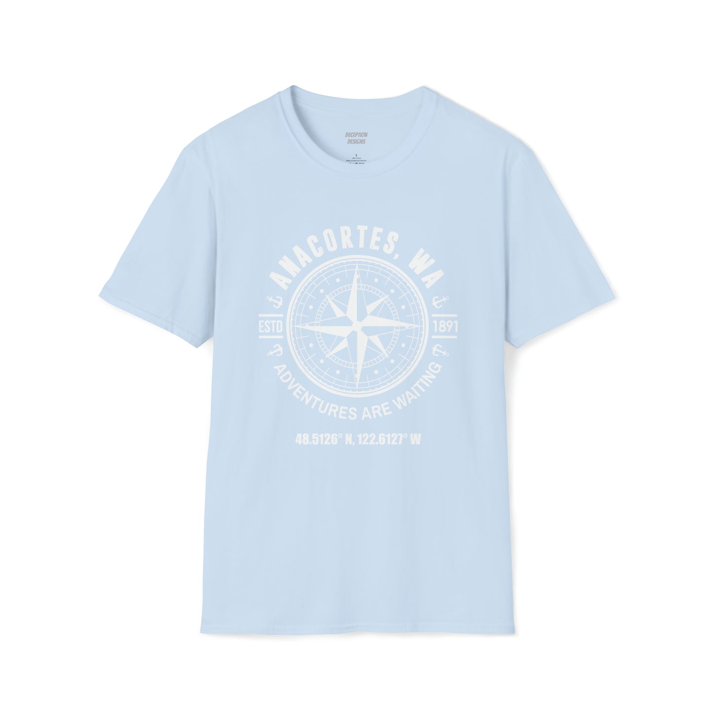 ANACORTES COMPASS Unisex Softstyle T-Shirt