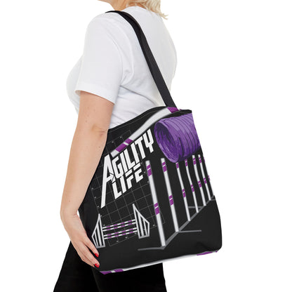 AGILITY LIFE BLACK Tote Bag