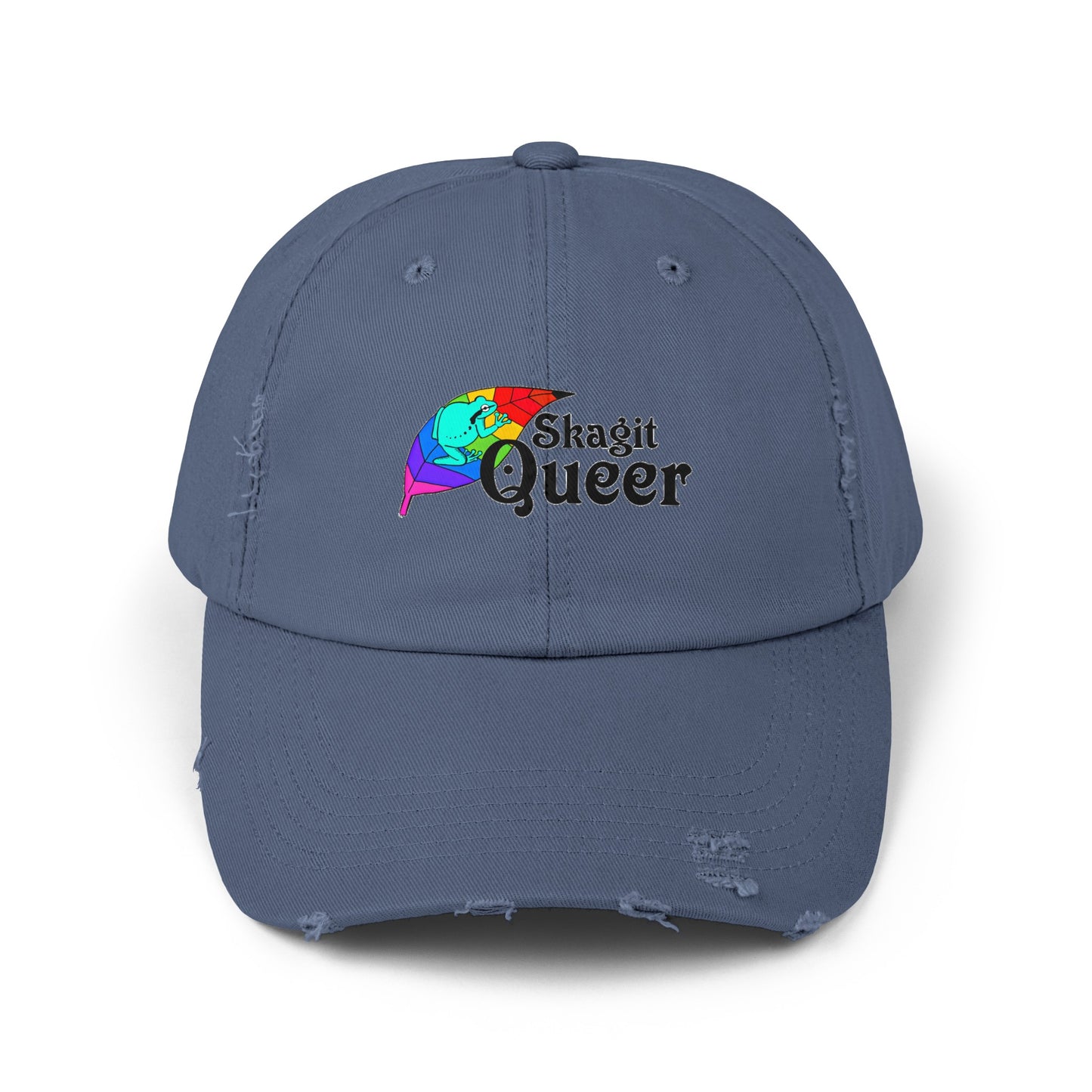 SKAGIT QUEER  Unisex Distressed Cap