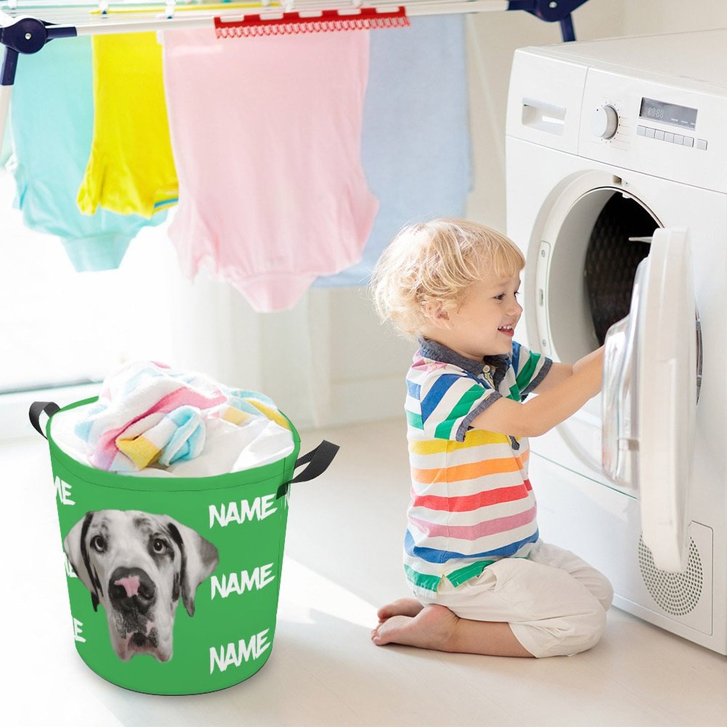 CUSTOM  Collapsible TOY Basket