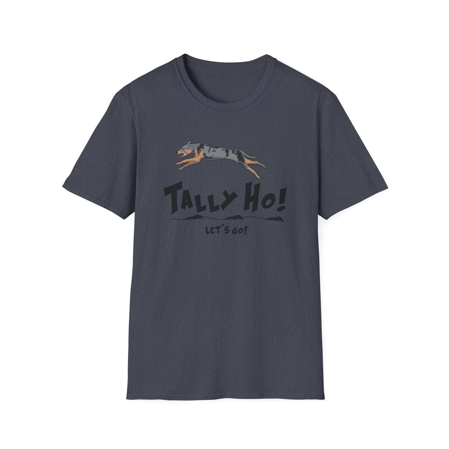 Catahoula TALLY HO LETS GO Unisex Softstyle T-Shirt