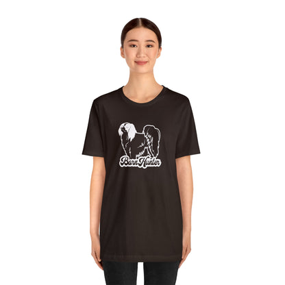 Phalene (Papillon) Barn Hunt3  - Unisex Jersey Short Sleeve Tee