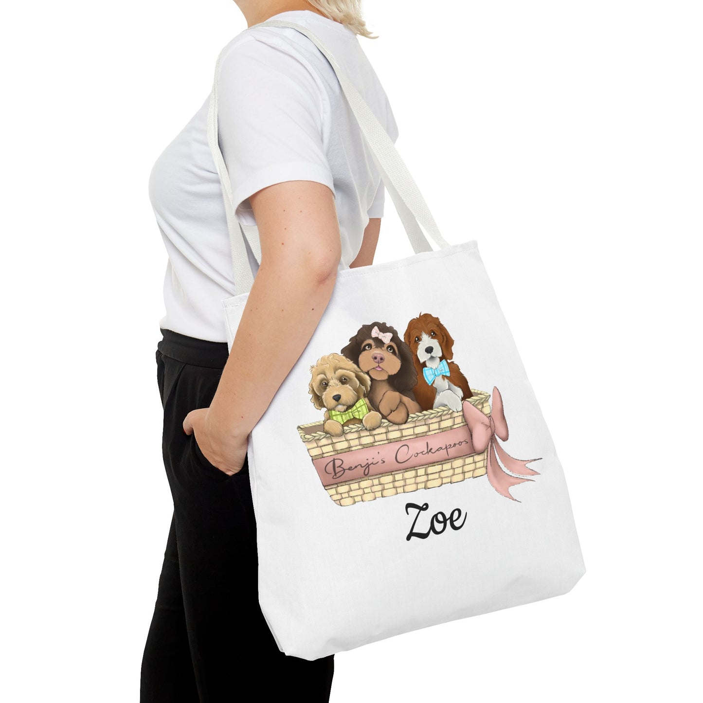 Zoe Benjis Cockapoos Tote Bag