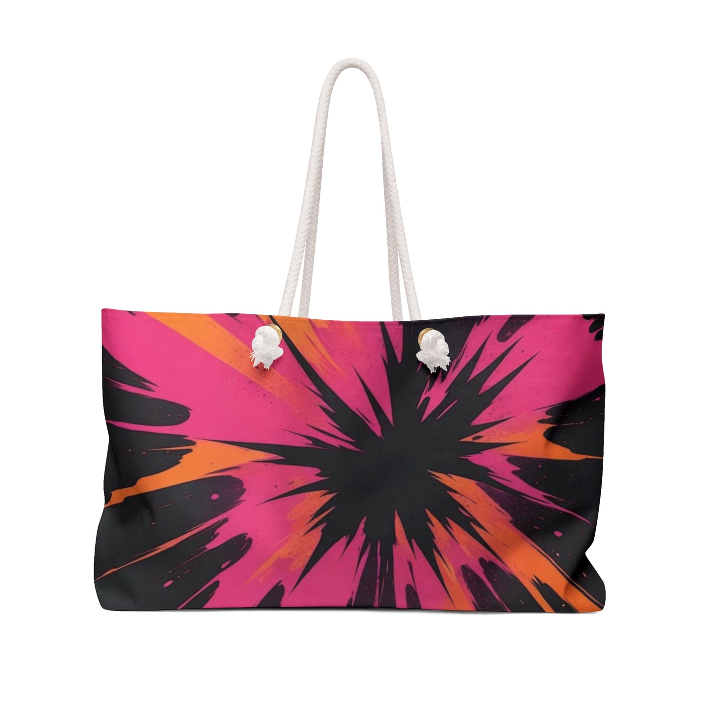 PINK-N-ORANGE EXPLOSION  Weekender Bag