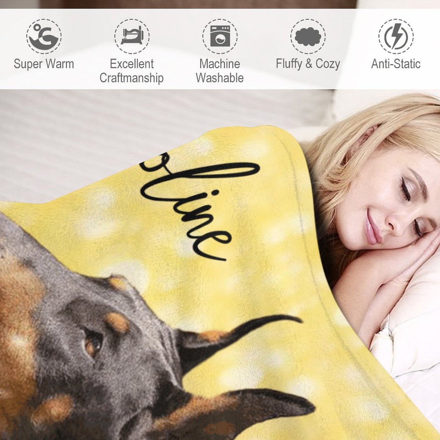 280gsm Flannel Blanket-40"x50" (Dual-sided Printing)