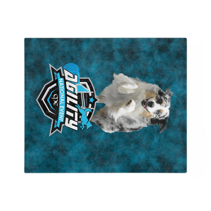 CUSTOM AGILITY CPE NATIONALS Velveteen Microfiber Blanket