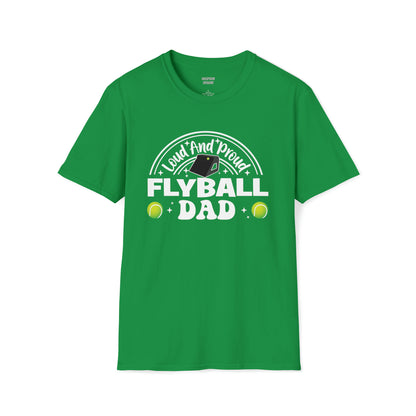 LOUD PROUD FLYBALL DAD 1 -  Unisex Softstyle T-Shirt