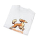 Leaping  WINDSPRITE - Silken Windhound Waving Unisex Softstyle T-Shirt