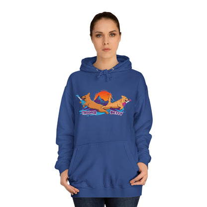 TROOPER & BETTY Unisex College Hoodie