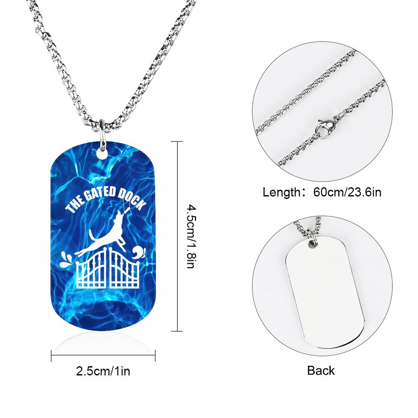 GATED DOCK - DOG TAG