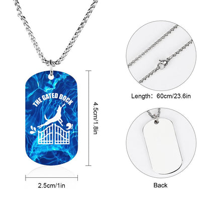 GATED DOCK - DOG TAG