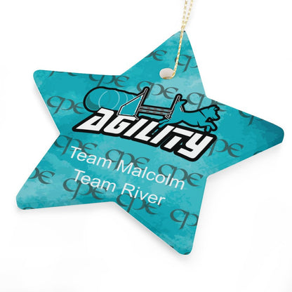 Star  Ornament -  Team Malcolm / Team River