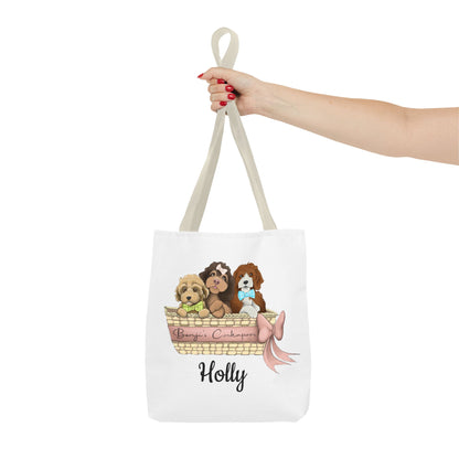 Holly   Benjis Cockapoos Tote Bag